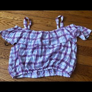 Plaid Cropped Top